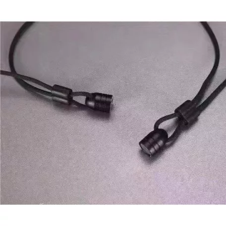 Bluetooth v5.0 Fülhallgató, beépített mikrofonnal, Világító Nyaklánc, AML-P10 MicroSD, kézfej mintás, fekete