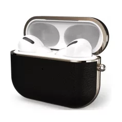   AirPods Pro 1/2 széria Védőtok + Kulcstartó karika, fekete