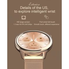   Fitnesz és Okoskarkötő/Aktivitásmérő F80, szívritmus és véroxigénszintmérés, fekete