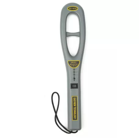 Fémdetektor, Metal Detector, Fémkereső, 10cm hatótávolság, 19,8~24,2kHz között keres, ruhában, táskában, bejáratnál, biztonsági kapuknál