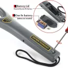 Fémdetektor, Metal Detector, Fémkereső, 10cm hatótávolság, 19,8~24,2kHz között keres, ruhában, táskában, bejáratnál, biztonsági kapuknál