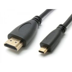 HDMI/Micro HDMI kábel, 1.0 méter, fekete 