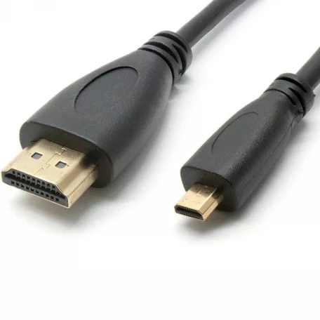 HDMI/Micro HDMI kábel, 1.0 méter, fekete