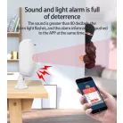 Mozgásérzékelő, Tuya smart APP kompatibilis, vezetéknélküli, Intelligens, WiFi, fehér