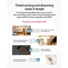 Mozgásérzékelő, Tuya smart APP kompatibilis, vezetéknélküli, Intelligens, WiFi, fehér