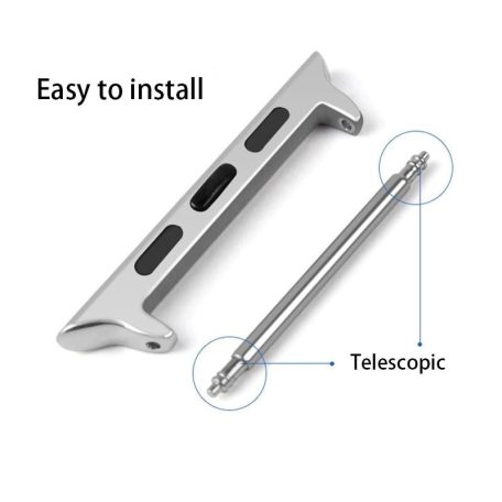 Apple Watch szíj adapter, kompatibilis 38/40/41mm kijelzőjű okosórákkal, arany