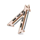 Apple Watch szíj adapter, kompatibilis 38/40/41mm kijelzőjű okosórákkal, rosegold