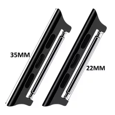   Apple Watch szíj adapter, kompatibilis 42/44/45mm kijelzőjű okosórákkal, fekete