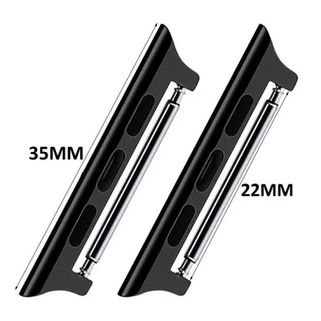 Apple Watch szíj adapter, kompatibilis 42/44/45mm kijelzőjű okosórákkal, fekete