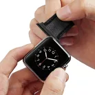 Apple Watch szíj adapter, kompatibilis 42/44/45mm kijelzőjű okosórákkal, fekete