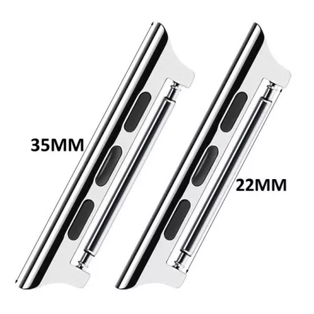 Apple Watch szíj adapter, kompatibilis 42/44/45mm kijelzőjű okosórákkal, ezüst