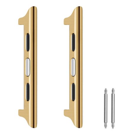 Apple Watch szíj adapter, kompatibilis 42/44/45mm kijelzőjű okosórákkal, arany
