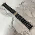 Apple Watch óraszíj, kompatibilis 38/40/41mm kijelzőjű okosórákkal, fekete