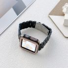 Apple Watch óraszíj, kompatibilis 38/40/41mm kijelzőjű okosórákkal, fekete