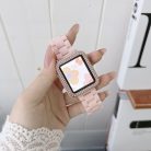 Apple Watch óraszíj, kompatibilis 38/40/41mm kijelzőjű okosórákkal, fekete