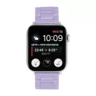 Apple Watch óraszíj, kompatibilis 42/44/45mm kijelzőjű okosórákkal, lila