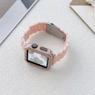 Apple Watch óraszíj, kompatibilis 42/44/45mm kijelzőjű okosórákkal, pink