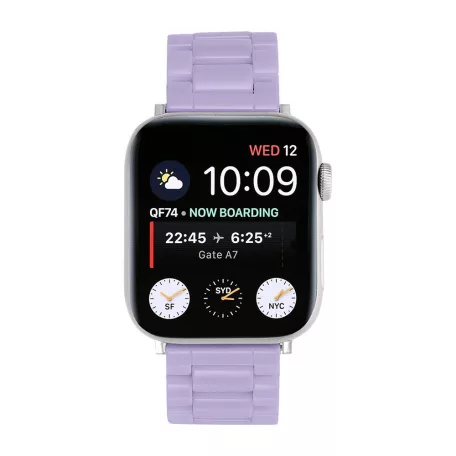 Apple Watch óraszíj, kompatibilis 38/40/41mm kijelzőjű okosórákkal, lila