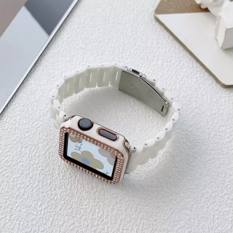 Apple Watch óraszíj, kompatibilis 38/40/41mm kijelzőjű okosórákkal, lila
