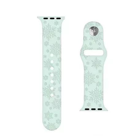 Szilikon óraszíj, Apple Watch kompatibilis, 42/44/45mm kijelzőjű okosórákkal, barackszín