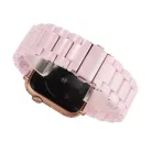 Apple Watch fém óraszíj, kompatibilis 42/44/45mm kijelzőjű okosórákkal, pink