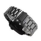 Apple Watch fém óraszíj, kompatibilis 38/40/41mm kijelzőjű okosórákkal, fekete