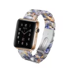 Apple Watch óraszíj, kompatibilis 38/40/41mm kijelzőjű okosórákkal, kristálykék/sárga