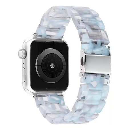 Apple Watch óraszíj, kompatibilis 38/40/41mm kijelzőjű okosórákkal, kék márvány