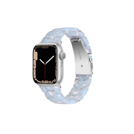 Apple Watch óraszíj, kompatibilis 38/40/41mm kijelzőjű okosórákkal, kék márvány