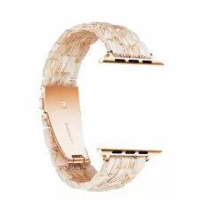   Apple Watch óraszíj, kompatibilis 42/44/45mm kijelzőjű okosórákkal, selyembarna