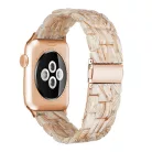 Apple Watch óraszíj, kompatibilis 42/44/45mm kijelzőjű okosórákkal, selyembarna