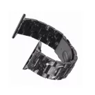 Apple Watch óraszíj, kompatibilis 42/44/45mm kijelzőjű okosórákkal, fekete márvány