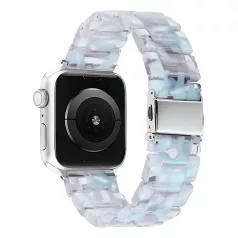   Apple Watch óraszíj, kompatibilis 42/44/45mm kijelzőjű okosórákkal, kék márvány
