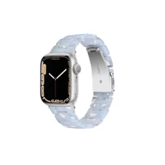   Apple Watch óraszíj, kompatibilis 42/44/45mm kijelzőjű okosórákkal, kék márvány