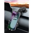 Univerzális Autós Telefontartó, tapadókorongos, C83, szürke-fekete