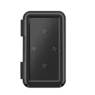 Motorkerékpáros telefontartó MT01, Vízálló, Kormányra rögzíthető, 360°-ban forgatható, fekete