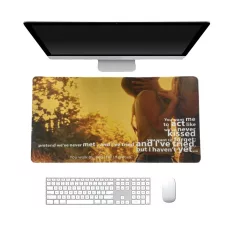   Professzionális Gamer egérpad, gumitalp, gaming kiegészítő, 600x300x3mm, romantikus mintával