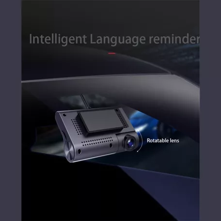 Autós Menetrögzítő Kamera X9, Full HD, Wi-Fi, G-Sensor, szürke