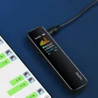 Mrobo Digitális Diktafon RV-19, zajcsökkentés, 8GB, fekete