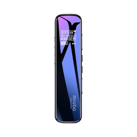 Mrobo Digitális Diktafon RV-19, zajcsökkentés, 8GB, fekete