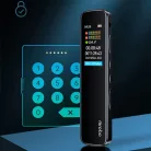 Mrobo Digitális Diktafon RV-19, zajcsökkentés, 8GB, fekete