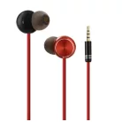 Vezetékes Fülhallgató, beépített mikrofonnal, hívásfogadás, 3,5mm jack sztereó, fekete