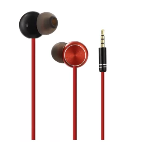 Vezetékes Fülhallgató, beépített mikrofonnal, hívásfogadás, 3,5mm jack sztereó, fekete