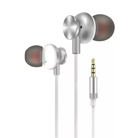 Vezetékes Fülhallgató, beépített mikrofonnal, hívásfogadás, 3,5mm jack sztereó, fekete