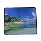 Egérpad, gumírozott talp, TB24752, csúszásmentes, vízálló, 250x300x3mm, tengerparti mintával