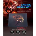 Professzionális Gamer egérpad warrior, gumitalp, 250x300x3mm, páncélos szamuráj mintával