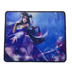  Professzionális Gamer egérpad, gumírozott talp, gaming kiegészítő, 250x300x3mm, hercegnős mintával