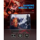 Professzionális Gamer egérpad warrior, gumitalp, 250x300x3mm, harcos mintával