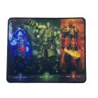 Professzionális Gamer egérpad, szörnyes, gumítalp, gaming kiegészítő, 250x300x3mm, harcos mintával