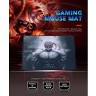 Professzionális Gamer egérpad Ninja, gumírozott talp, 250x300x3mm, ninja mintával